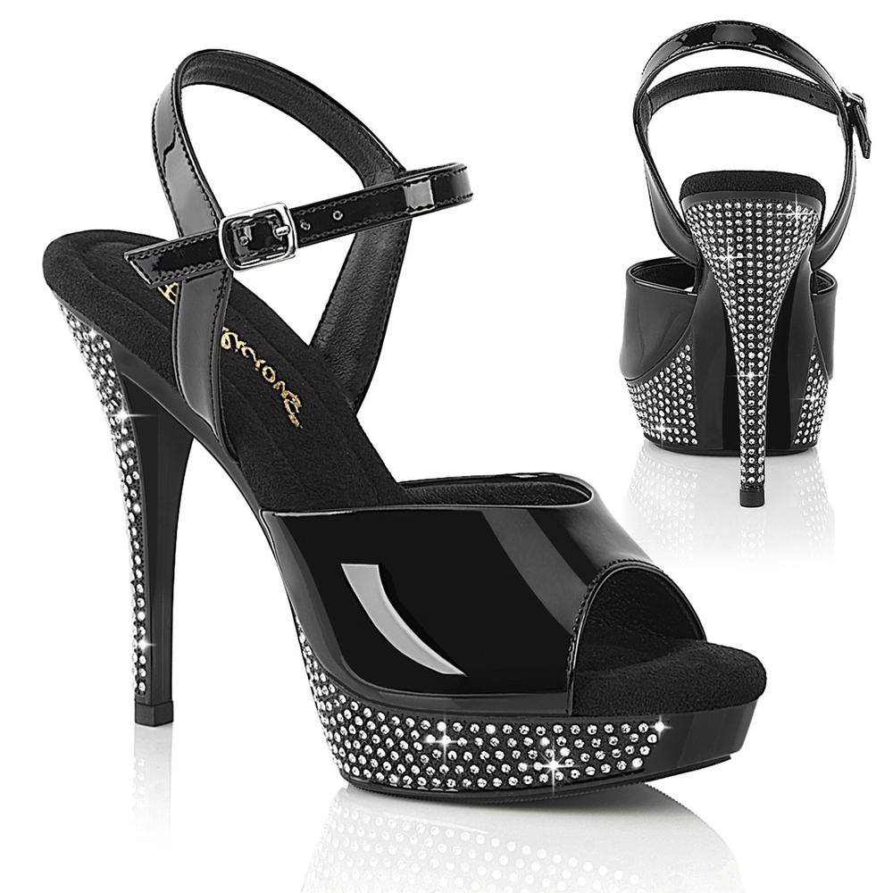 Fabulicious - ATHENA509 Ankle strap sandal - Black Product image
